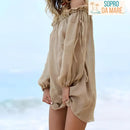 Saída de Praia Luna Bege / Único Saída de Praia Luna